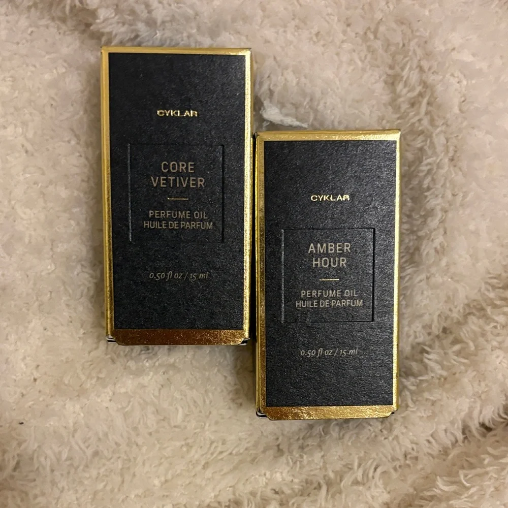 Cyklar - NIB Perfume Oil - Amber Hour and Core Vetiver - Picture 2 of 3